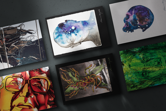 6 Postcards + 1 Notebook